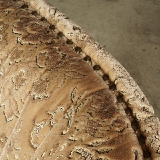 Image 1 of Fauteuils de cocktail vintage – velours beige – années 1960