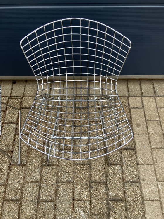 Image 1 of 4x original Knoll Bertoia Side Chairs Chrom im Top Zustand!