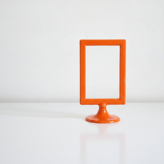 Image 1 of Vintage IKEA TOLSBY Funky Fotolijst – Oranje. Ontworpen door Henrik Preutz