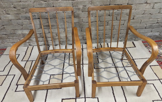 Image 1 of Paire de fauteuils vintage scandinaves années 60-70'