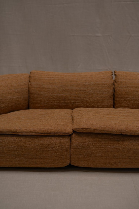 Image 1 of Vertrauliches Dreisitzer-Sofa von Saporiti - Italien 1970er Jahre