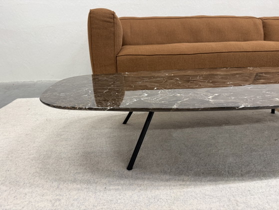 Image 1 of Mesa de centro Beek Fender de mármol marrón, 170x80