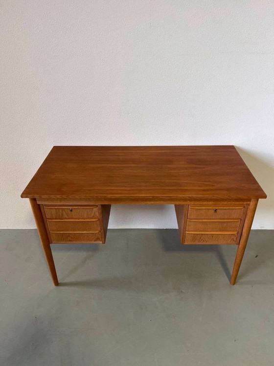 Charmant bureau danois vintage (chêne) – Bureaux, Wood (photo 8 of 8)