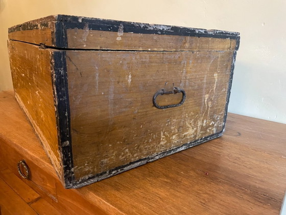 Image 1 of Atmospheric Le Chat Amidon Starch Advertising Box French