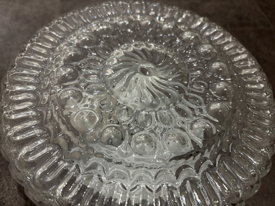 Image 1 of Lampada da soffitto in vetro vintage/lampada da soffitto in vetro