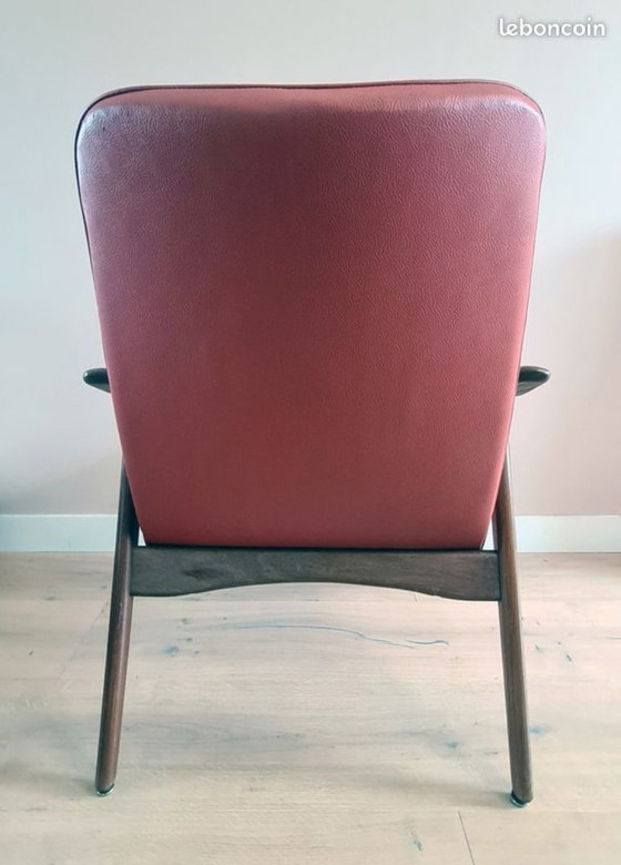 Image 1 of Fauteuil "Ciseaux" Louis van Teeffelen pour WéBé - Vintage 1960