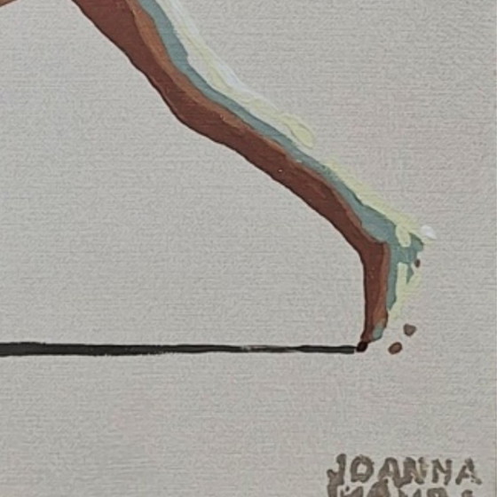 Image 1 of Joanna Woyda, Beach ( A Running Girl), acrylics on canvas
