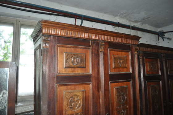 Armoire Hongroise Ancienne en Bois, Années 1880 – Rustic (photo 2 of 6)
