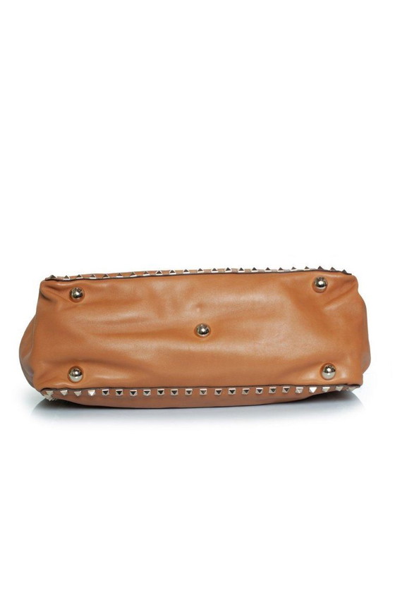 Image 1 of Valentino Garavani, Rockstud Tote in Camel