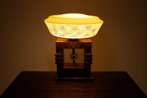 Image 1 of Lámpara de mesa Art Déco de Europa Occidental, años 40