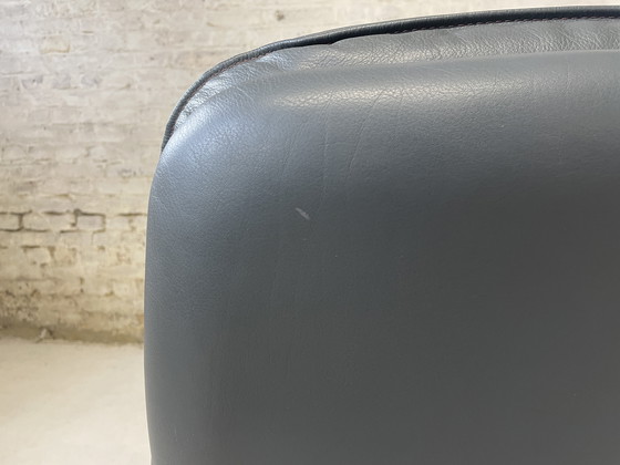 Image 1 of De Sede DS 50 Lederen Fauteuil Grijs Vintage