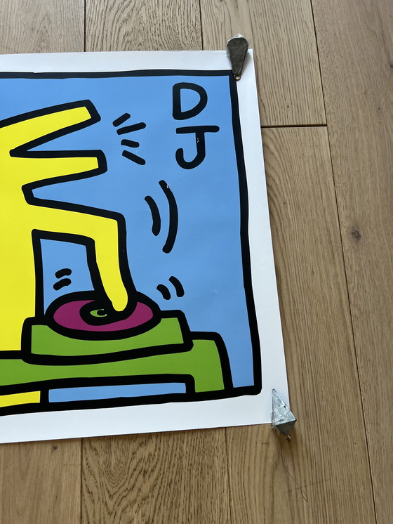Image 1 of Keith haring DJ Street art