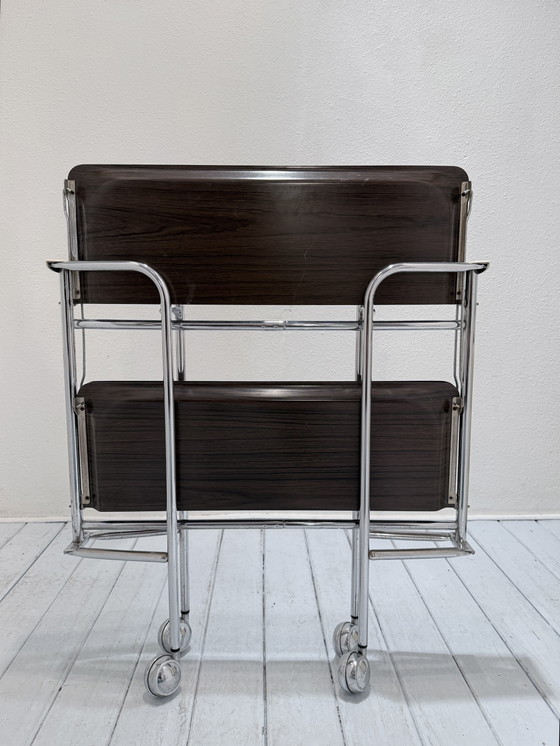 Desserte Vintage Mid-Century Pliante – Chrome, Other (photo 11 of 15)