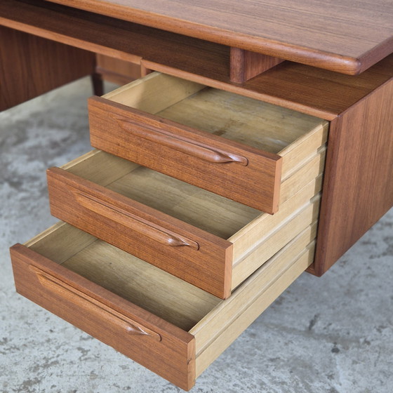 Image 1 of Heinrich Riestenpatt Vintage 1960s Danish Desk Teak