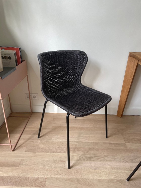 Image 1 of 4 x C603 Feelgood stoelen, binnen, rotan, goede staat