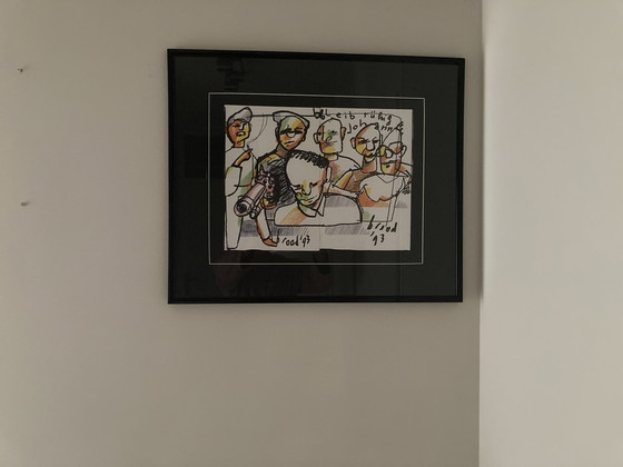 Image 1 of Drawing/aquarelle Herman Brood