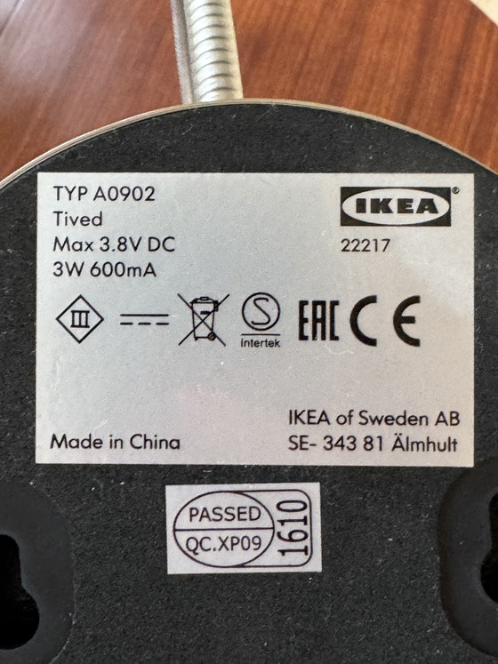 Image 1 of IKEA TITED desk lamp chrome – Hagberg design – adjustable – minimalist