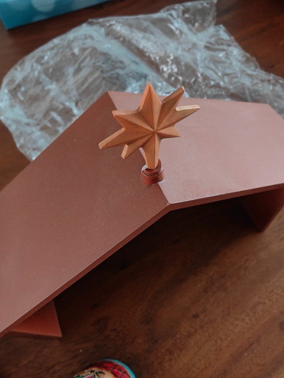 Image 1 of Weihnachtskrippe / Weihnachtsstall, handgefertigt von Jim Shore