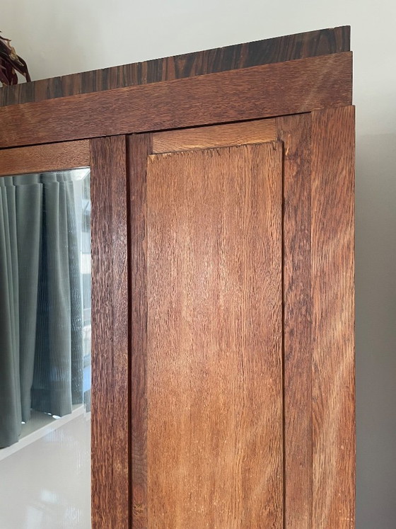 Magnifique armoire/placard à linge Art Déco ancien (années 1930) – Démontable – Wood (photo 5 of 17)