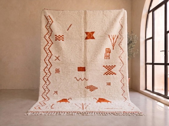Handmade decorated wool rug 220/300cm – Rugs & carpets, Cotton (photo 4 of 9)