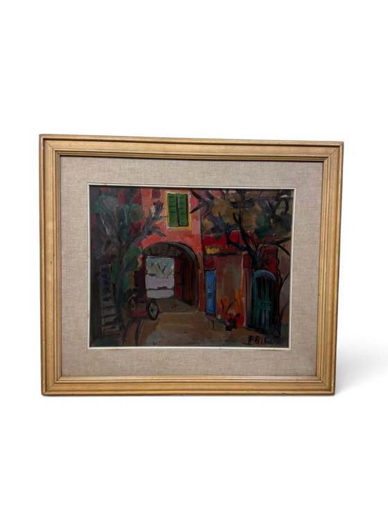 Midcentury Expressionist Painting – Paintings & Drawings, Wood, Canvas (photo 5 of 10)
