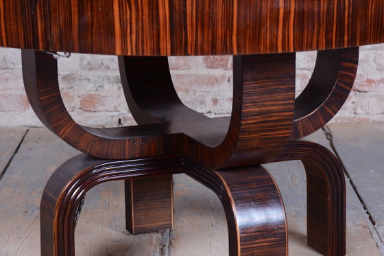 Restored Art Deco Extendable Table, by P. Follot, Ecole Boulle, France, 1920s – Paul Follot, Dining tables (photo 5 of 24)