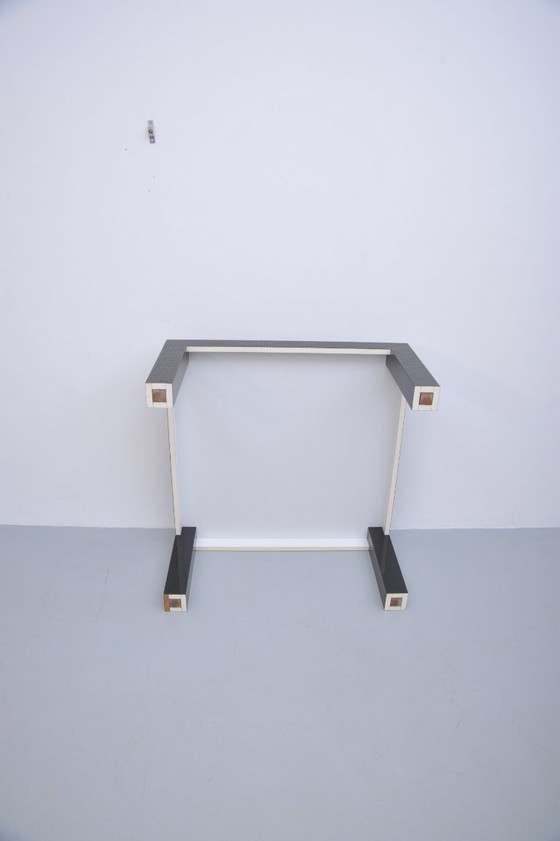 Image 1 of Coffee table with formica top, attributed to Giandomenico Belotti (1980s)