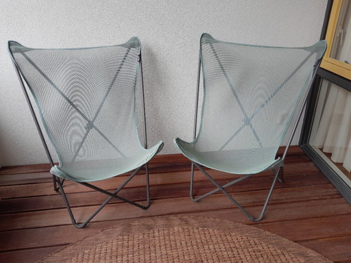 2 sillas Lafuma Butterfly verdes/musgo