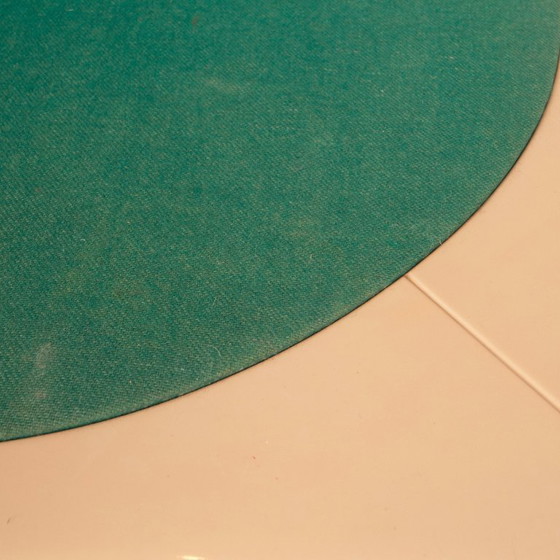 Pierluigi Molinari Lacquered Wood and Green Felt Game Table for Pozzi 1970, Dining tables, Beige (photo 8 of 21)