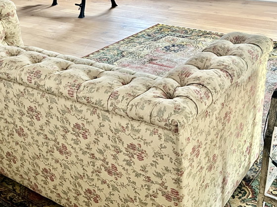 Klassisches englisches 3-Sitzer-Sofa – Textile (photo 4 of 13)