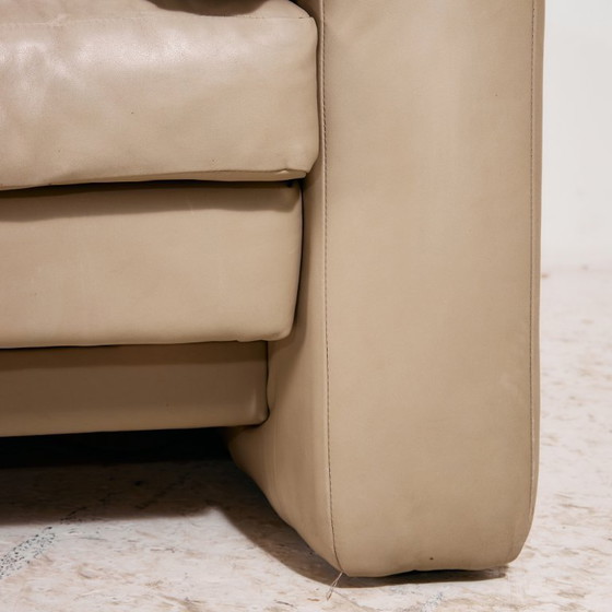 Image 1 of Conjunto de sofás de cuero Mk11355 «Modelo 4000» de Rolf Benz, juego de 4