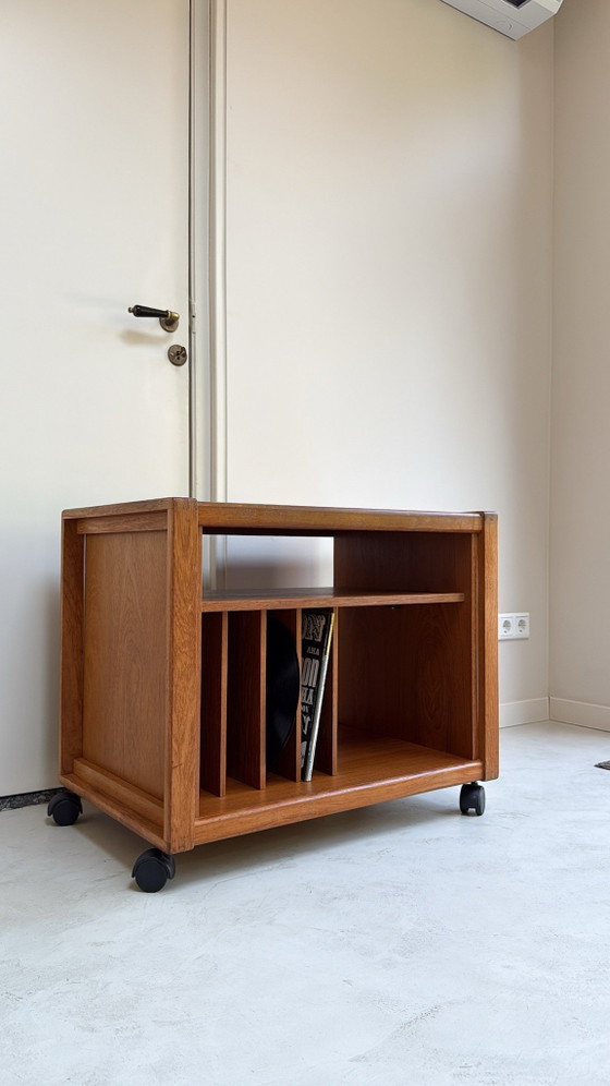 Mobile vintage in legno di teak per giradischi / audio – Armadi contenitori (photo 2 of 8)