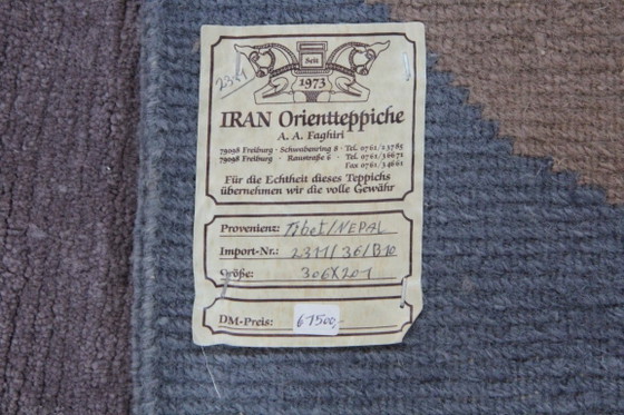 Original Modern Designer Highland Wool Rug Nepal 306 x 201 cm, Rugs & carpets, Grey (photo 9 of 9)