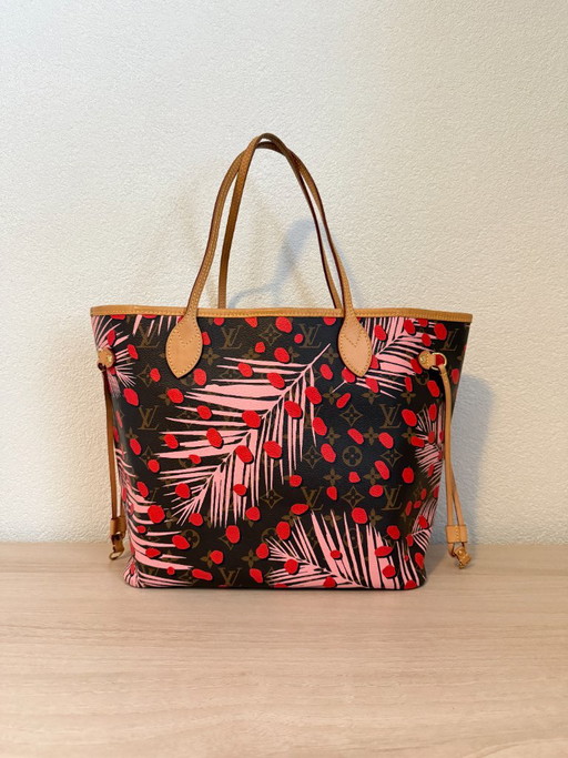 Louis Vuitton Neverfull MM Jungle Dots – schoudertassen, Calfskin (photo 2 of 12)