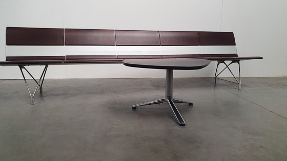 Image 1 of Tavolino di design Kei BULO, impiallacciato in rovere marrone scuro