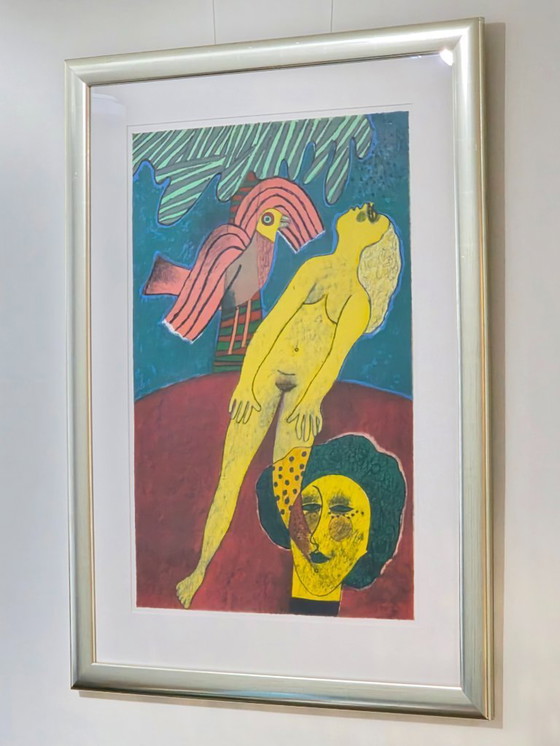 Image 1 of Corneille - Nu Jaune - E.A 1/10 - 1983 - Signé à la main