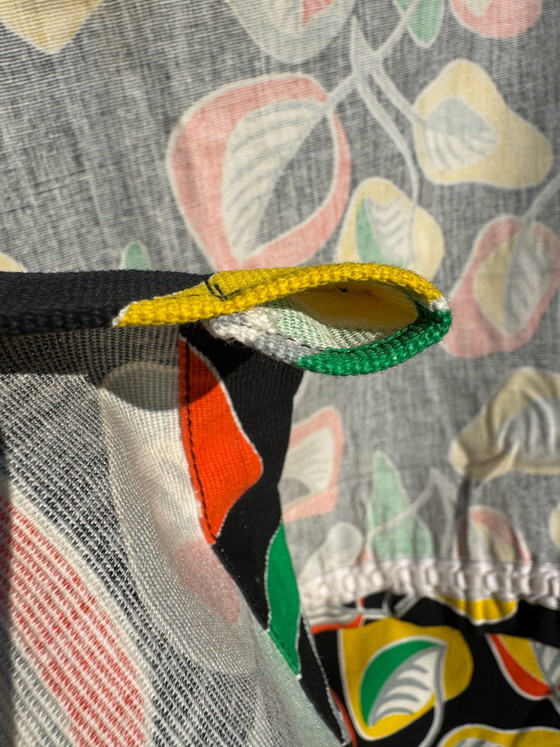 Colorful 70s Pop Curtains, Wall decoration, Cotton, Multi Color (photo 3 of 15)