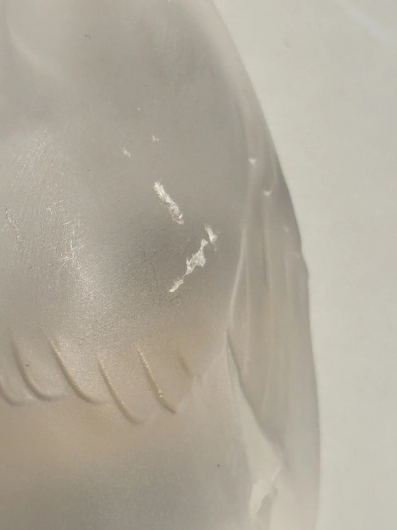 Lalique-Kristall-Briefbeschwerer in Form eines Spatzen aus den 1950er Jahren – Dekorative Objekte, Art Deco (photo 5 of 6)