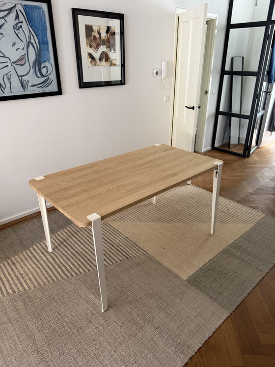 Image 1 of New oak dining table with Tiptoe legs 150 x 80