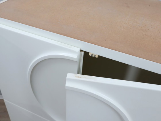 Image 1 of Italiaanse Space Age kledingkast wit gelakt F.lli Proserpio jaren 60