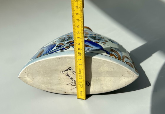 Image 1 of Vaso in ceramica "El Palomar" - Pezzo dipinto a mano