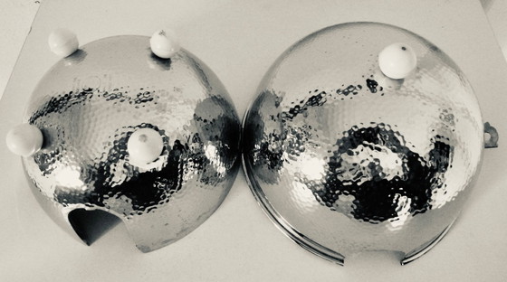 Image 1 of Een vintage "Ever-Hot" theeset, geproduceerd door Perry, Bevan en Co. (PBB). 