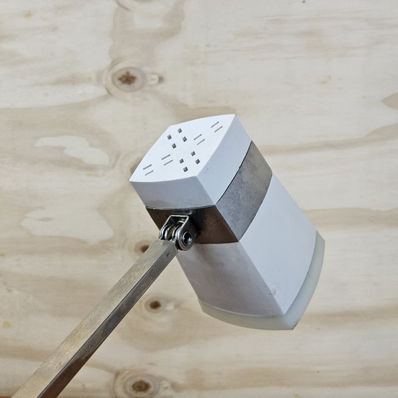 Image 1 of Vintage Japanse tafellamp / bureaulamp Taki light Iris 1960s ( Tada Kiko ) telescoop lamp ( verstelbaar)