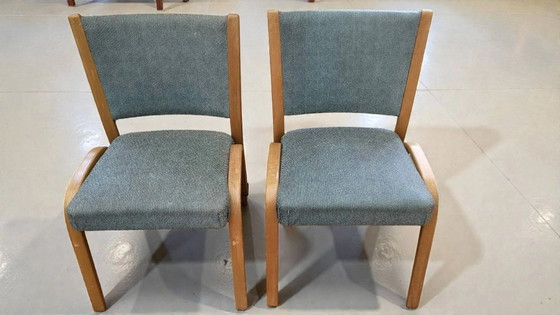 4 chaises Bow wood, édition Steiner, 1950 – Bode, Chaises de salle à manger (photo 9 of 11)