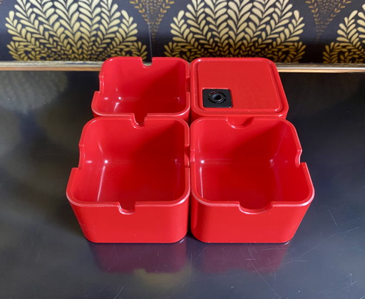 Consul Quadro smoking set lighter ashtray vintage 70s space age