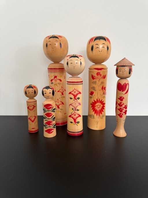 Kokeshi set
