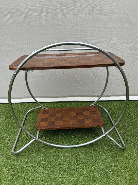 Image 1 of Art deco side table. 