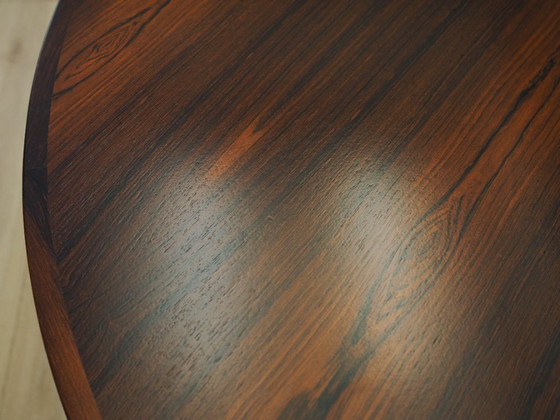 Image 1 of Round rosewood table, Danish design, 1960s, manufacturer: Gudme Møbelfabrik, designer: Ole Hald