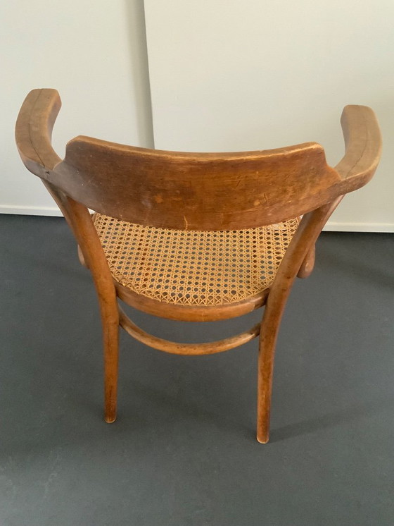 Image 1 of Antieke eiken bueaustoel.