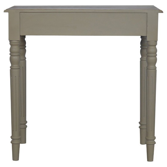 Elegante scrivania dipinta a mano in legno massello di mango – Artisan, Scrivanie (photo 10 of 10)